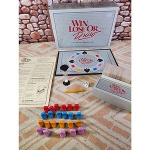 Vintage Win, Lose or Draw, Milton Bradley Game, 1988 Party Edition B1